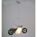 Bethel 2 Light Yellow/White Motorcycle Ceiling Fixture ZA11